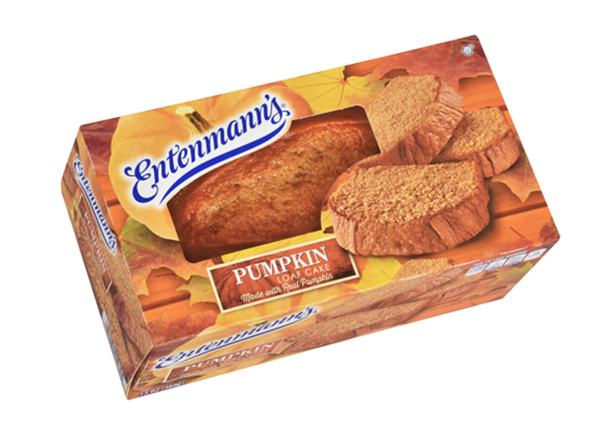 entenmanns pumpkin loaf cake