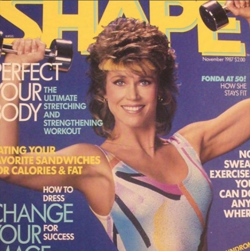 Jane Fonda shape magazine