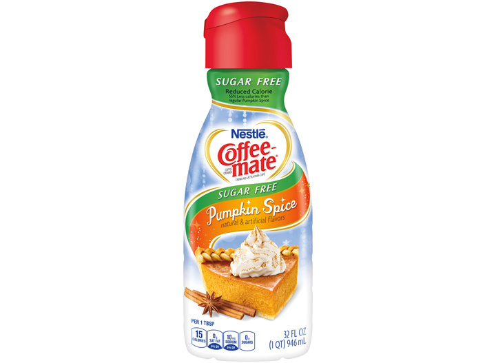 Coffee Mate sugar free pumpkin spice creamer