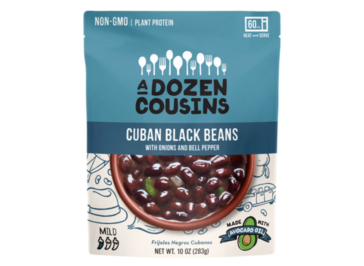 a dozen cousins cuban black beans bag