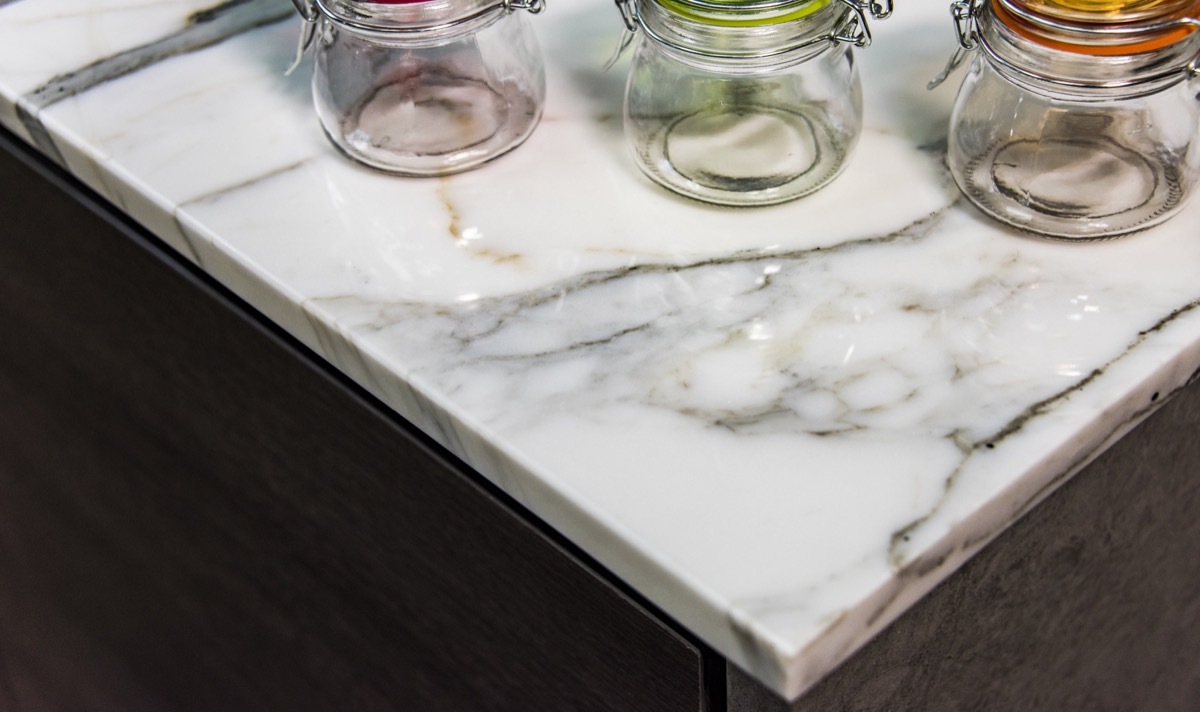 marble, counter of kitchen